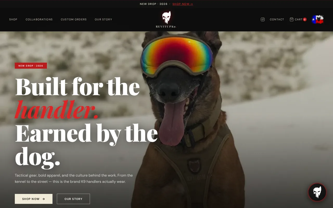RevitupK9 website